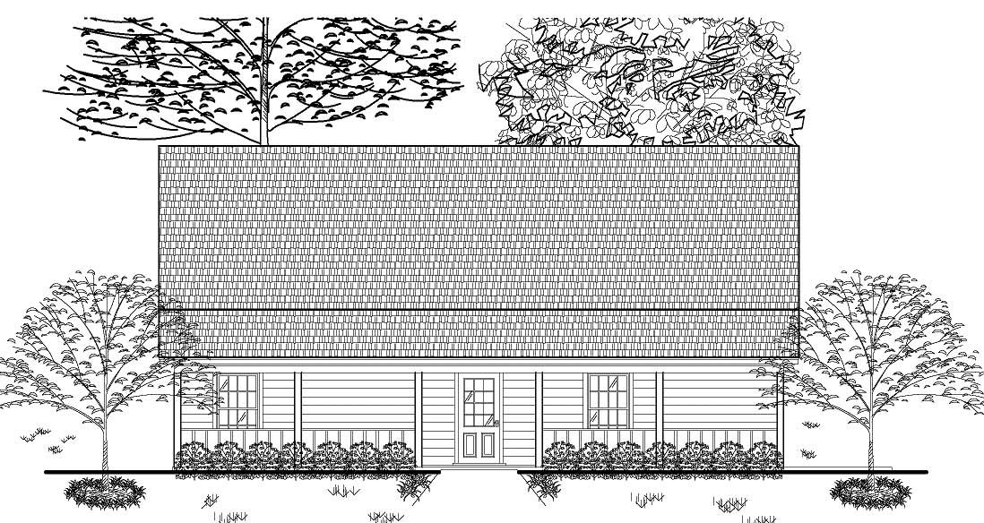 3-Bedroom, 1687 Sq Ft Cape Cod Home Plan - 140-1010 - Main Exterior