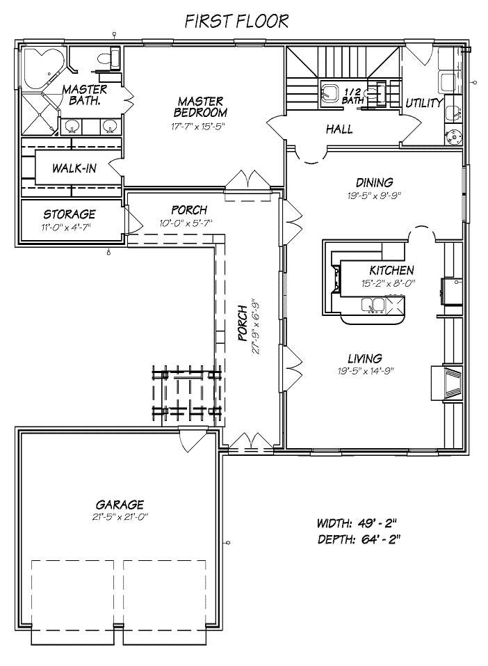 Floor Plan First Story