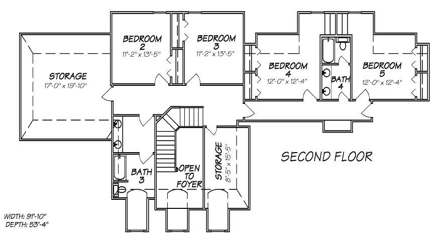 Floor Plan Second Story
