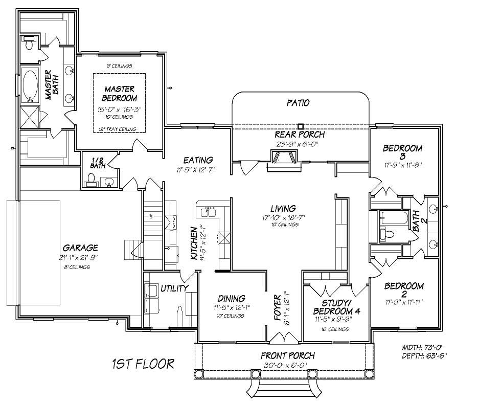 Floor Plan First Story