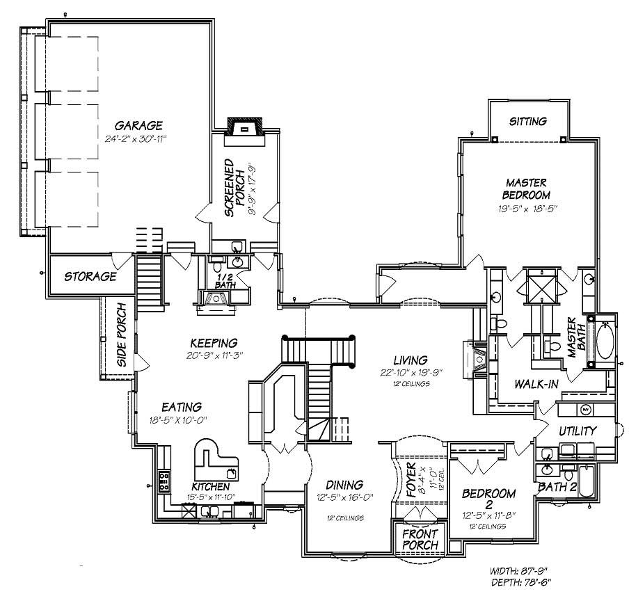 Floor Plan First Story