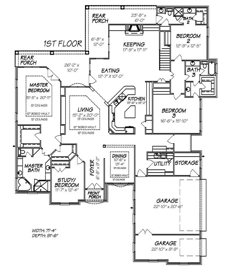 Floor Plan First Story
