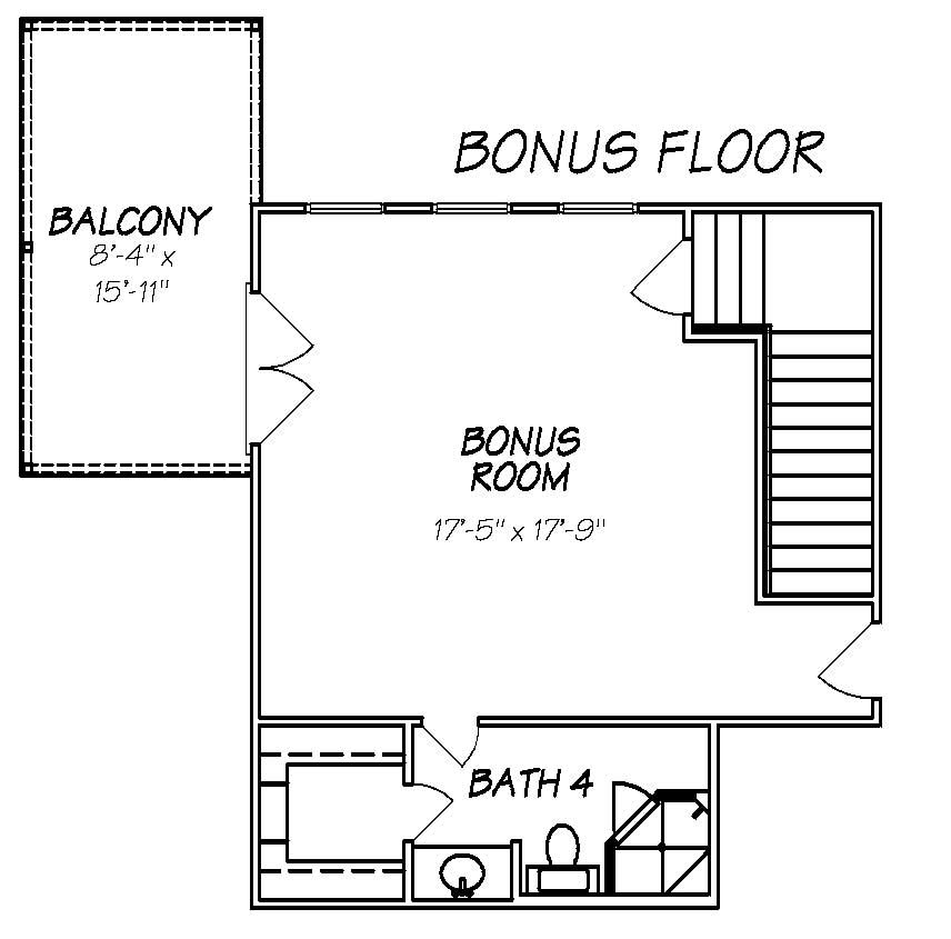 Floor Plan Bonus Room