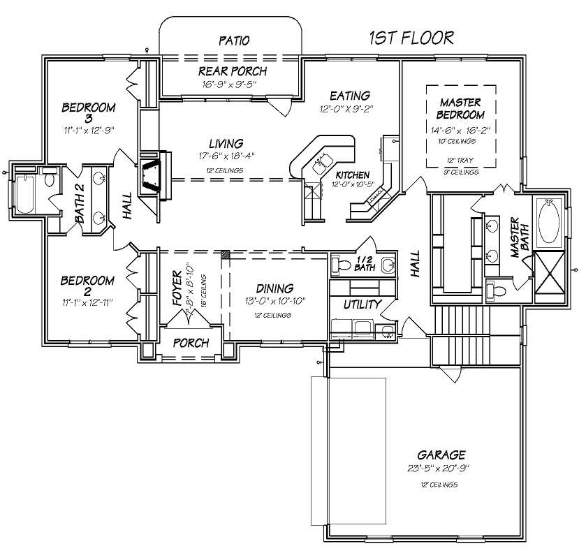 Floor Plan First Story