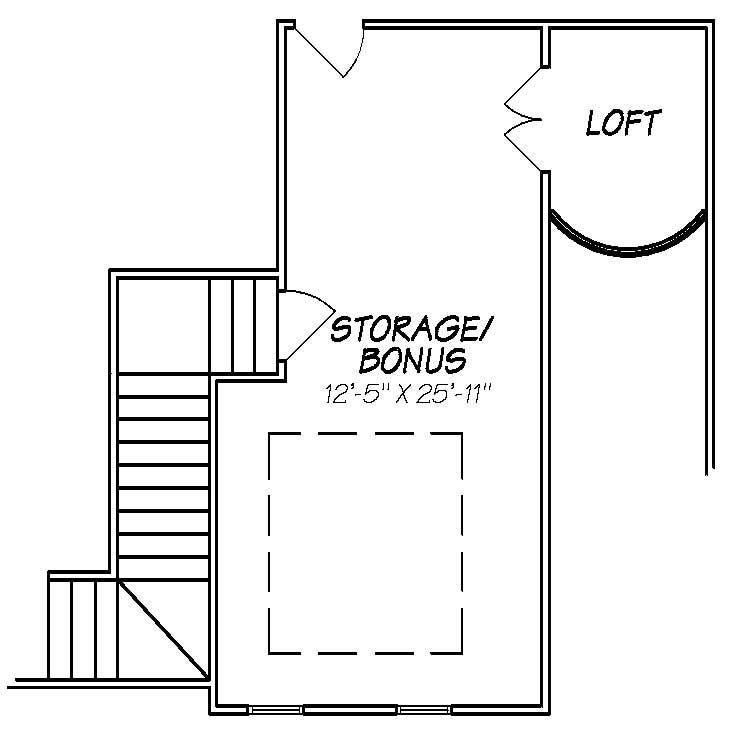 Floor Plan Bonus Room