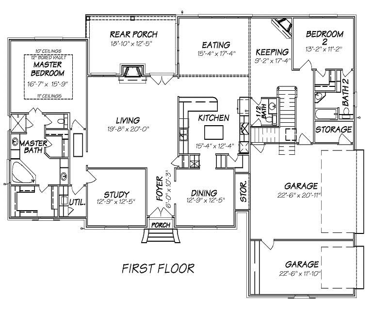 Floor Plan First Story