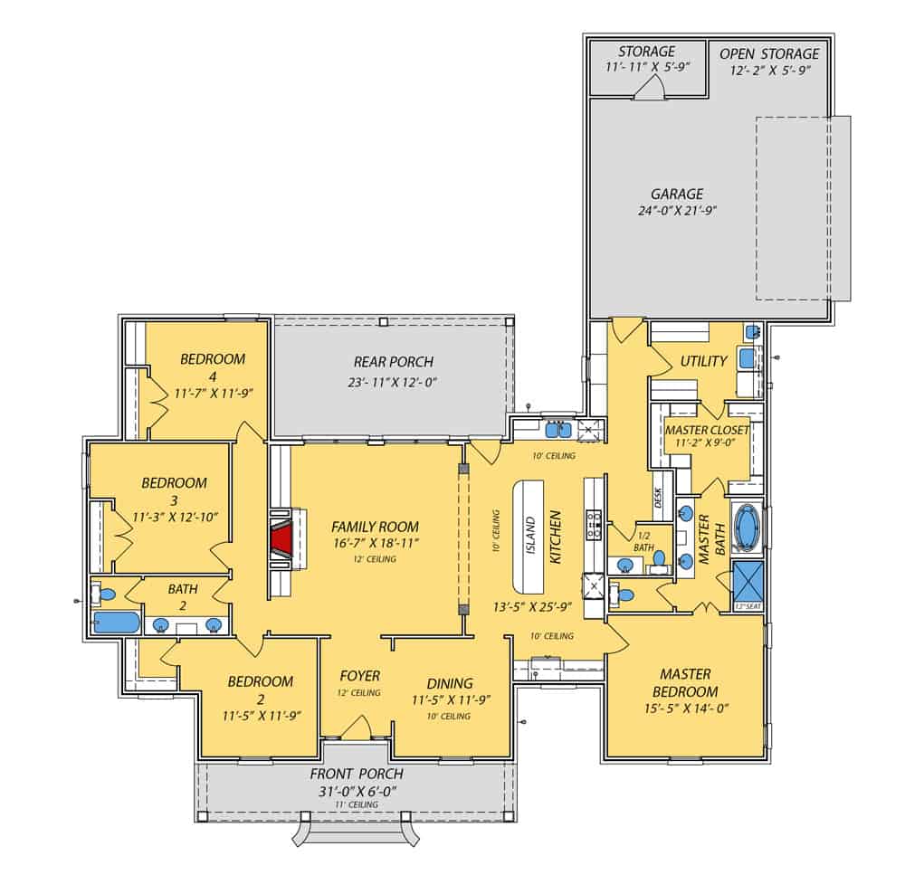 Floor Plan Main Level