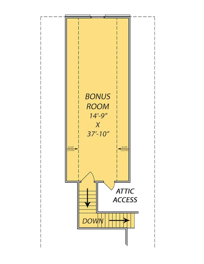 Floor Plan Bonus Room