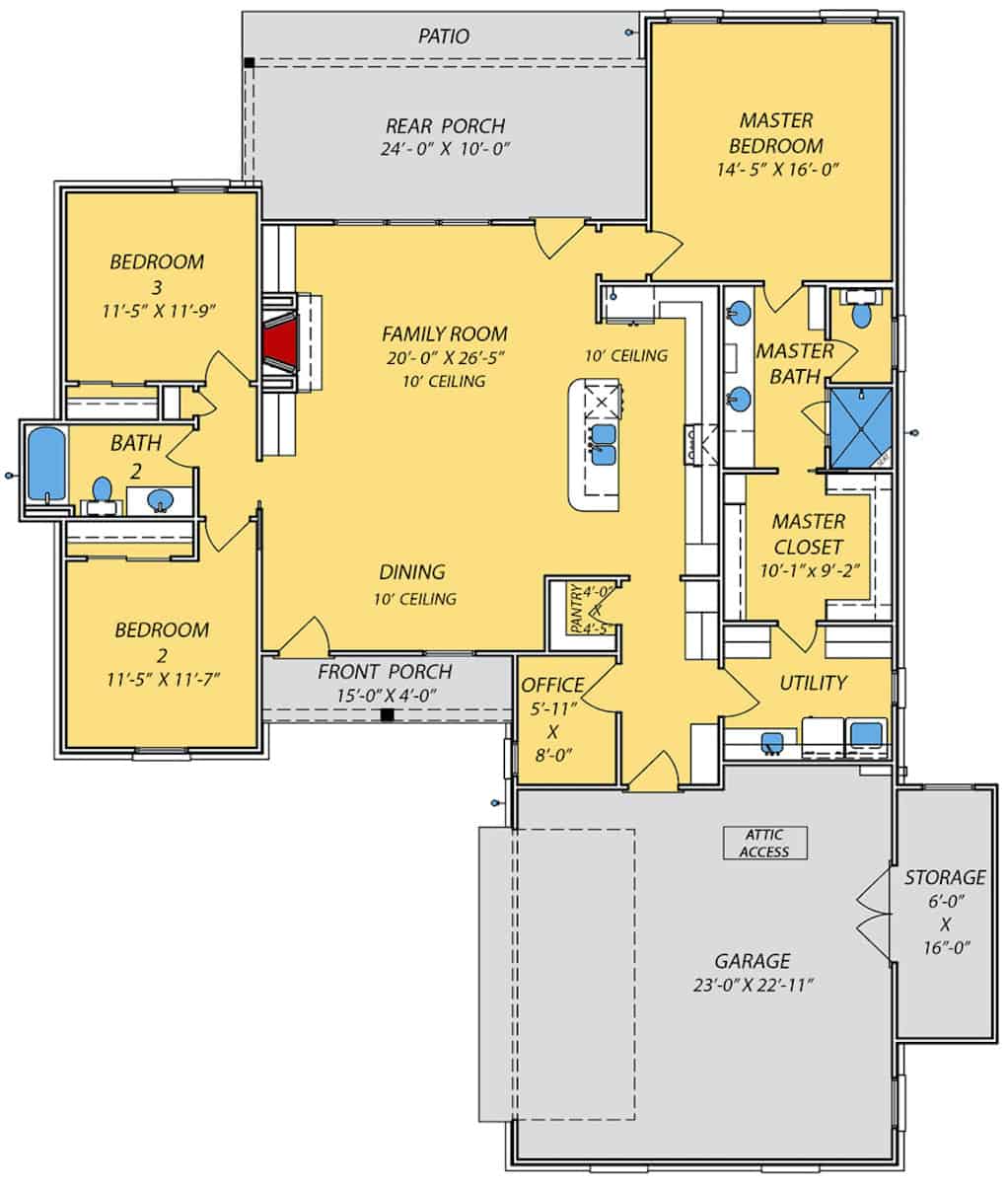 Floor Plan Main Level
