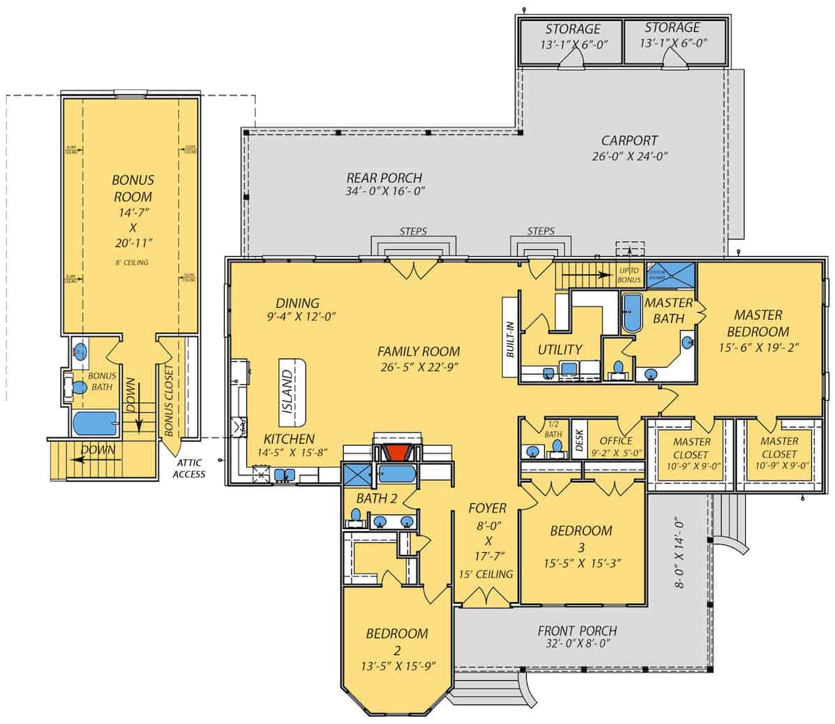 Floor Plan Main Level