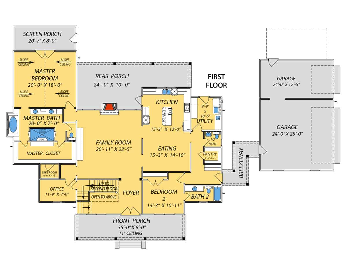 Floor Plan First Story