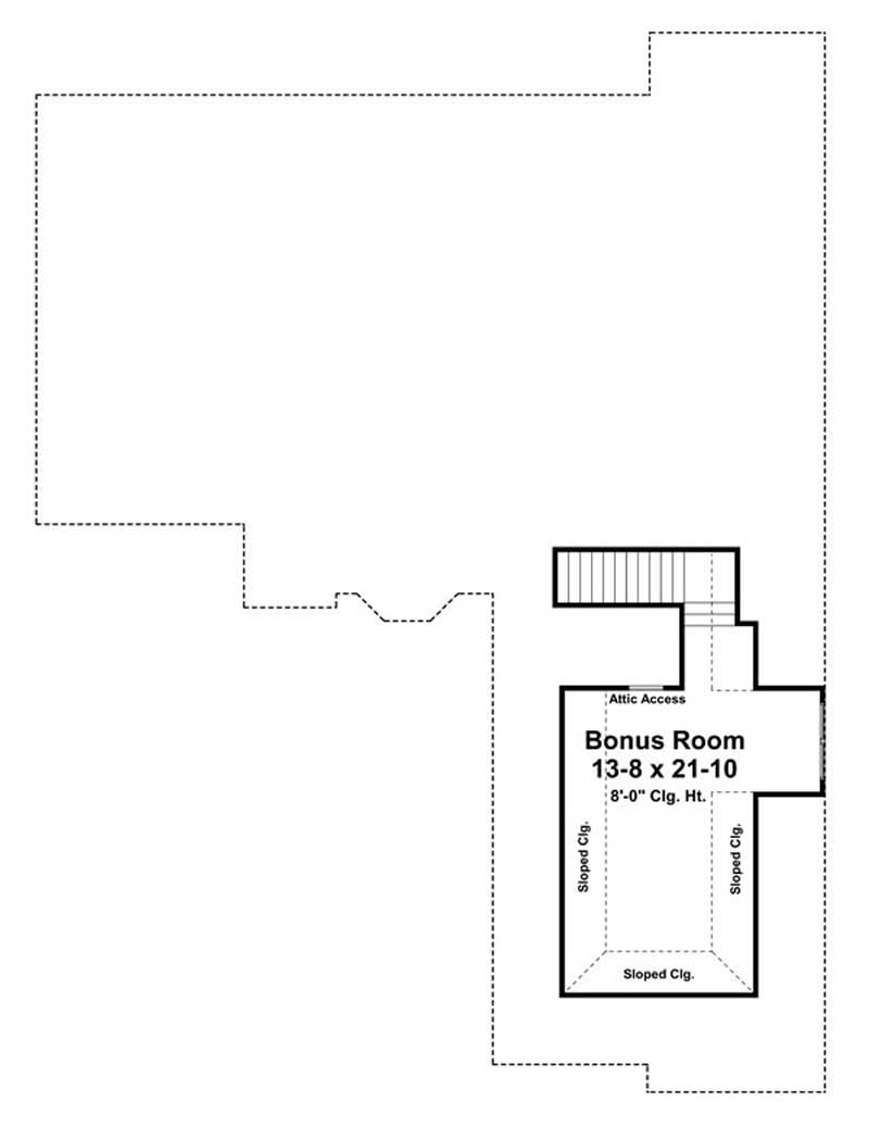 Floor Plan Bonus Room