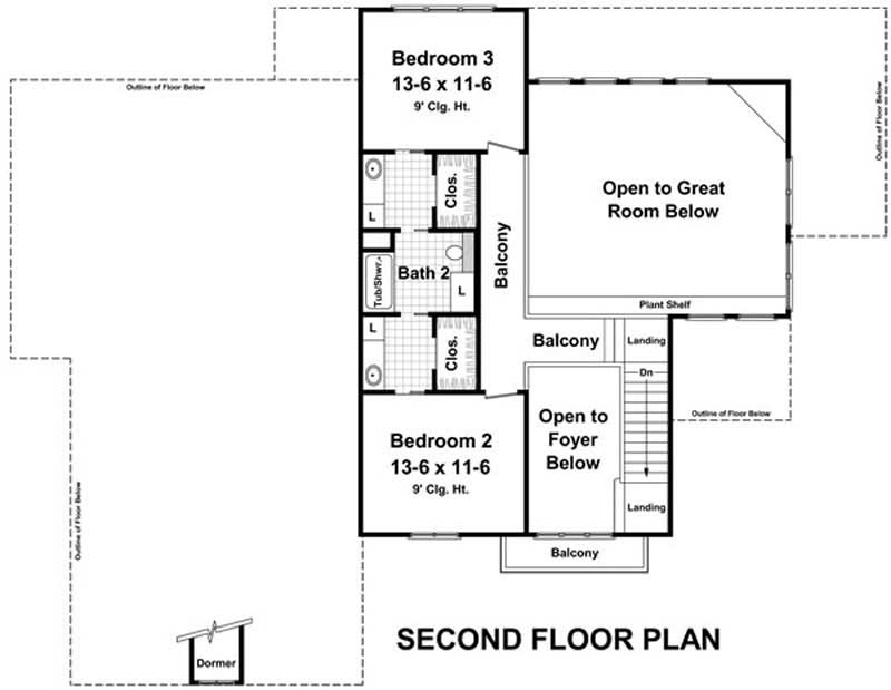 SECOND FLOOR PLAN
