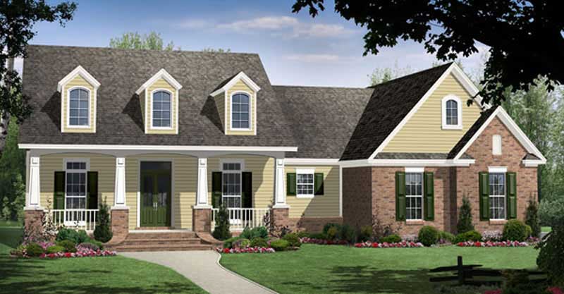 4-Bedroom, 3739 Sq Ft Cape Cod Home Plan - 141-1028 - Main Exterior