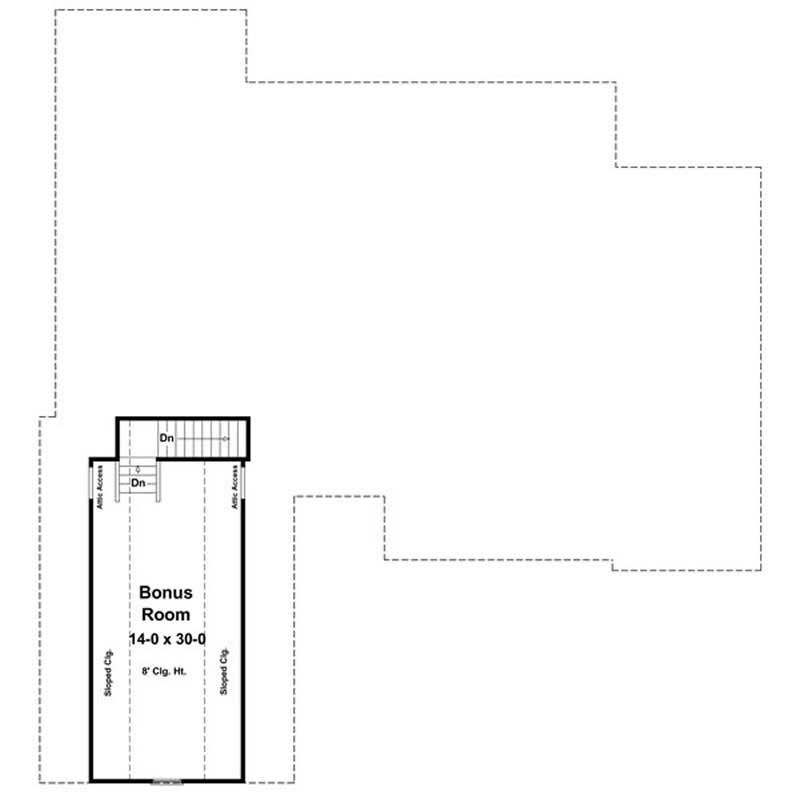 Floor Plan Bonus Room