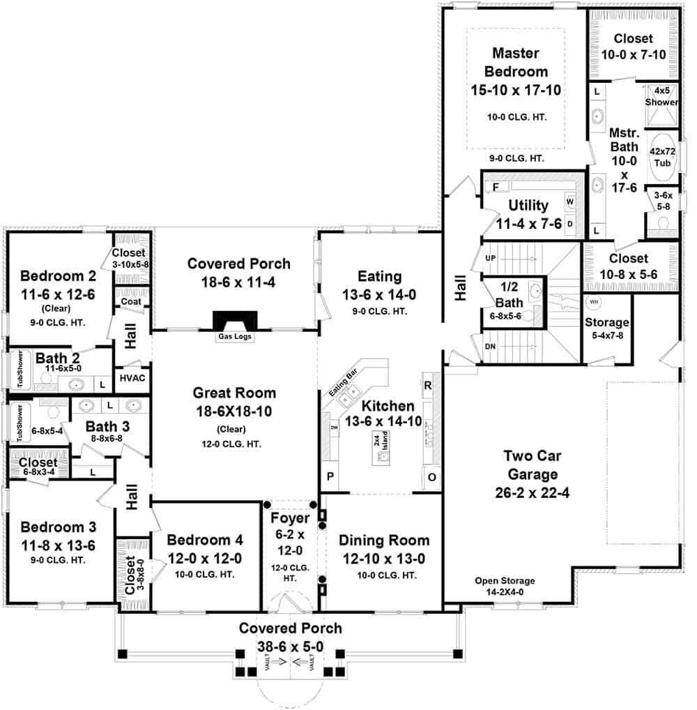First Story Floor Plan