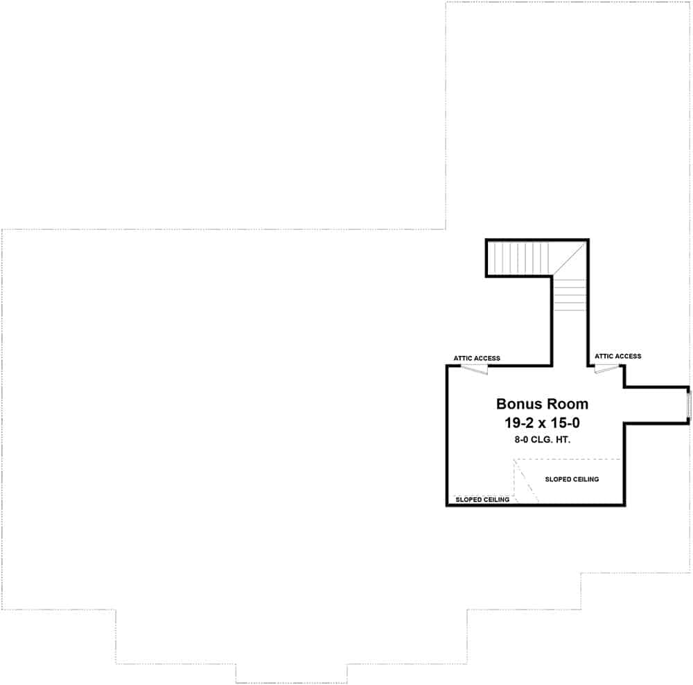 Floor Plan Bonus Room
