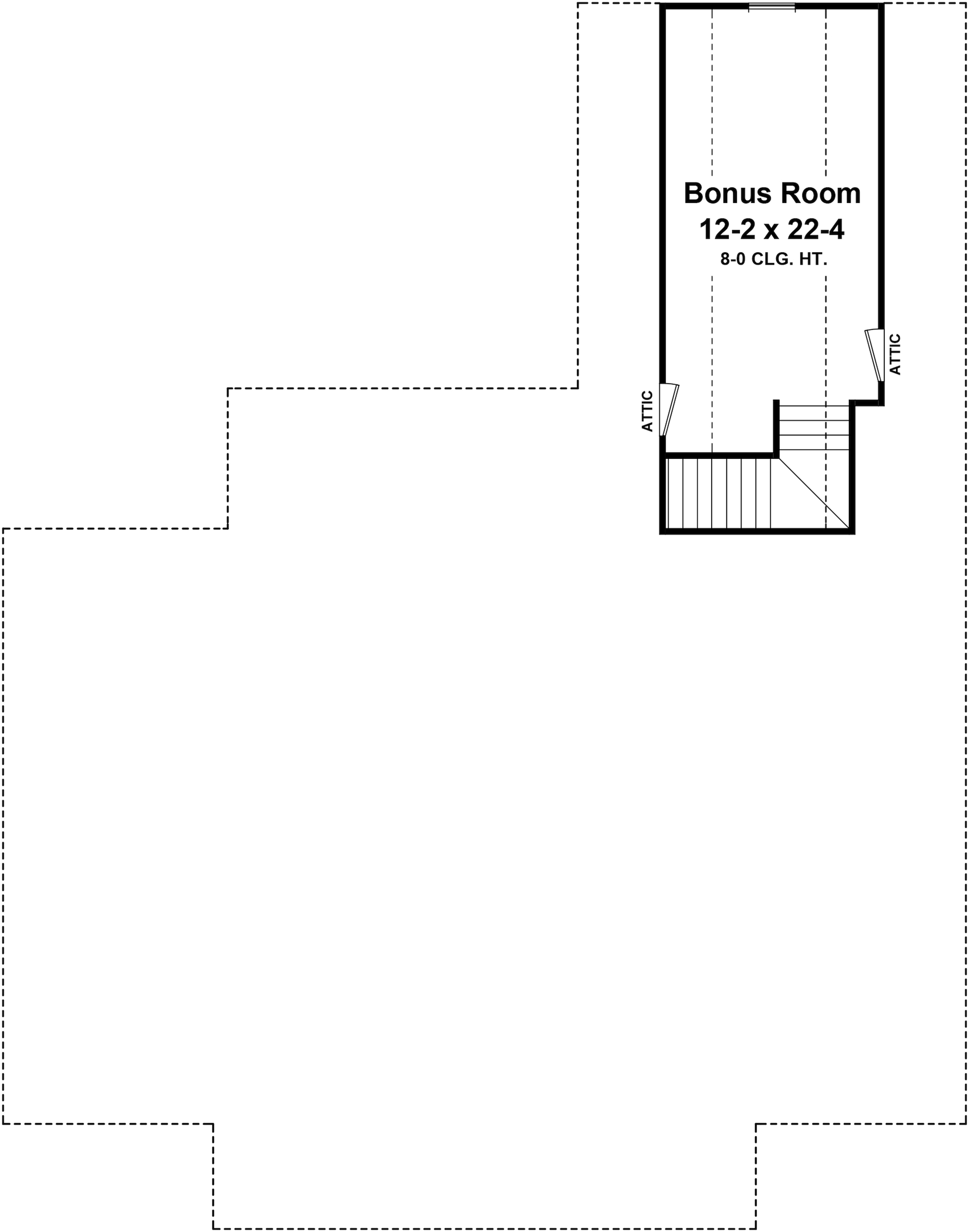 Floor Plan Bonus Room