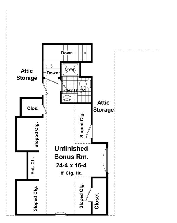 Floor Plan Bonus Room