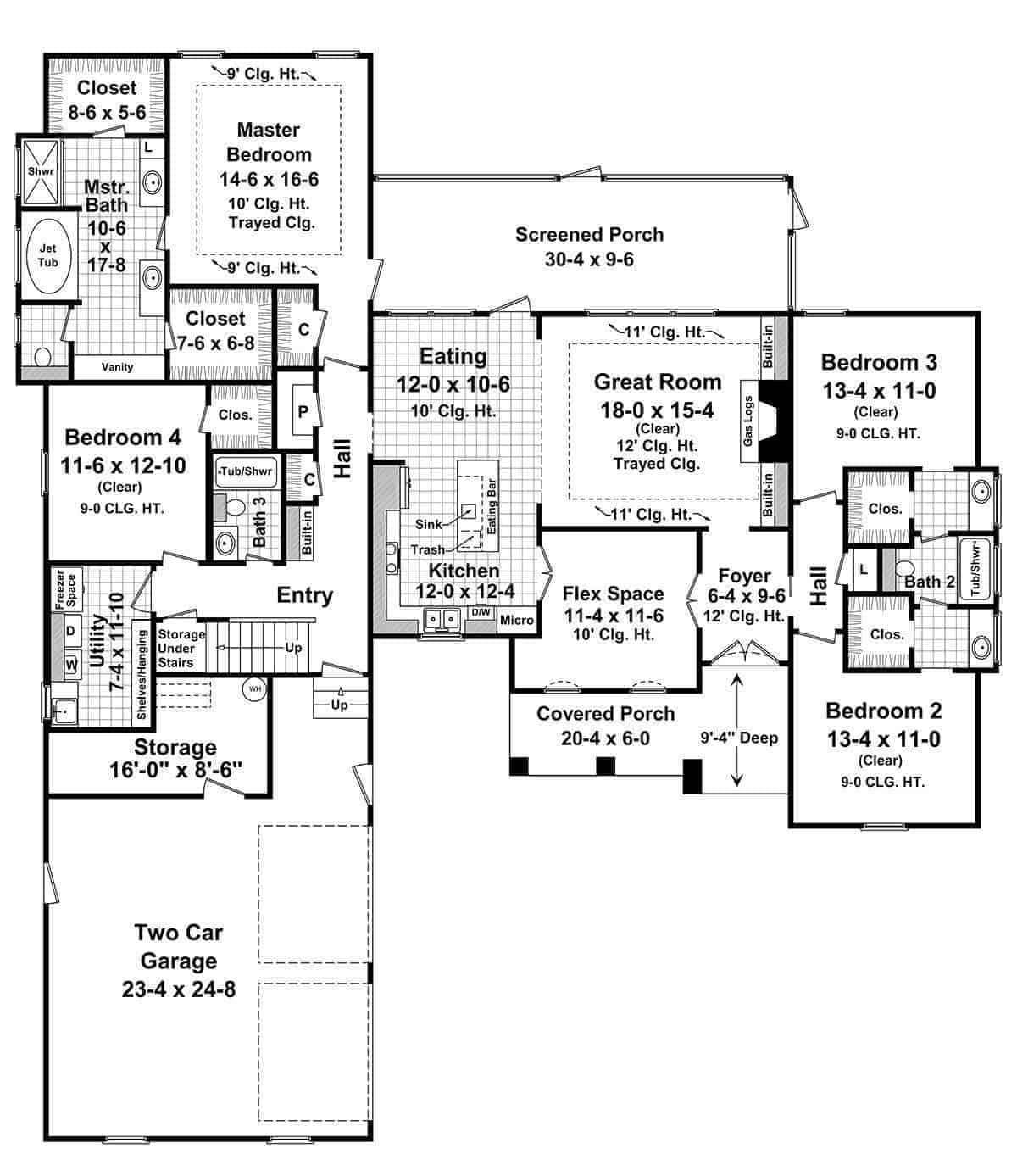 Alternative Main Level Layout