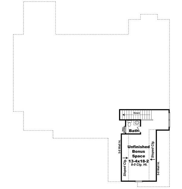 Floor Plan Bonus Room