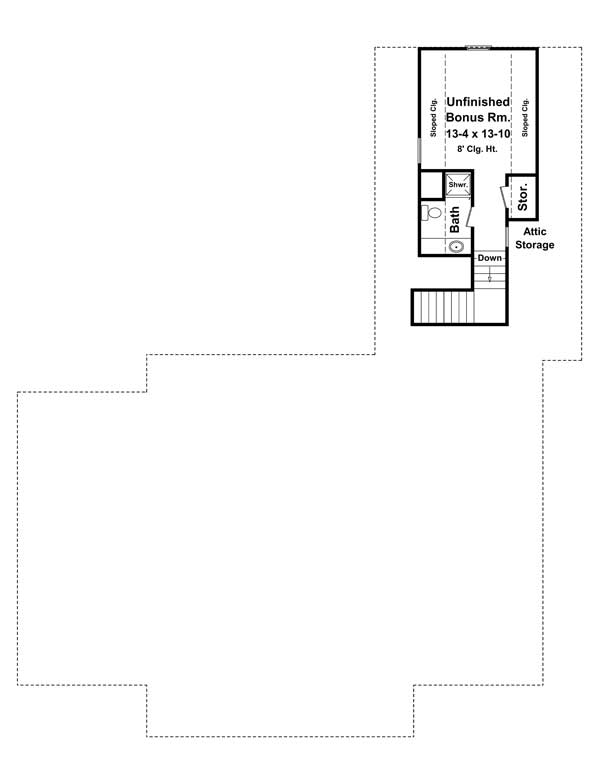 Floor Plan Bonus Room