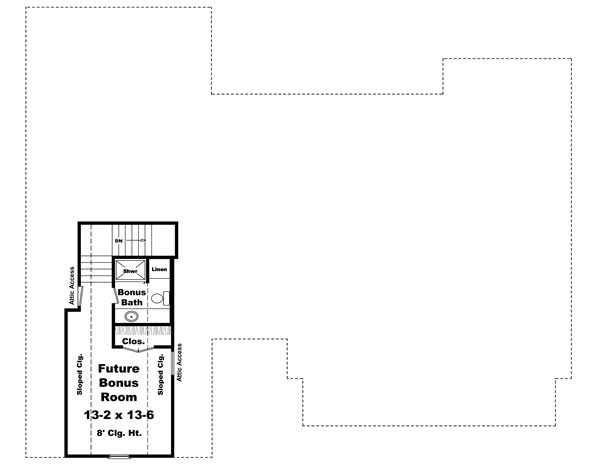 Floor Plan Bonus Room