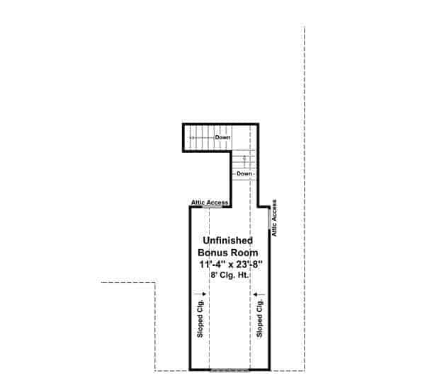 Floor Plan Bonus Room