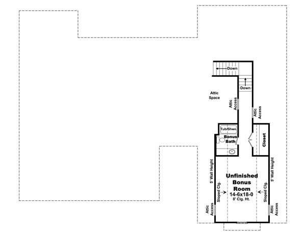 Floor Plan Bonus Room