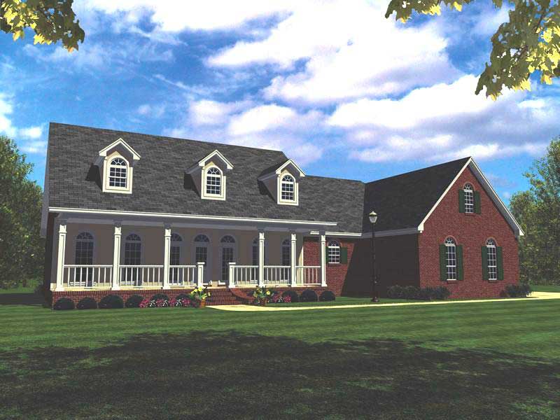 3-Bedroom, 2505 Sq Ft Country Home Plan - 141-1122 - Main Exterior