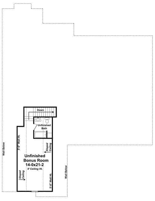 Floor Plan Bonus Room