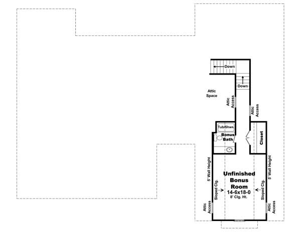 Floor Plan Bonus Room