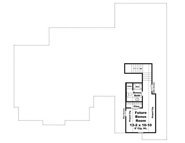Floor Plan Bonus Room