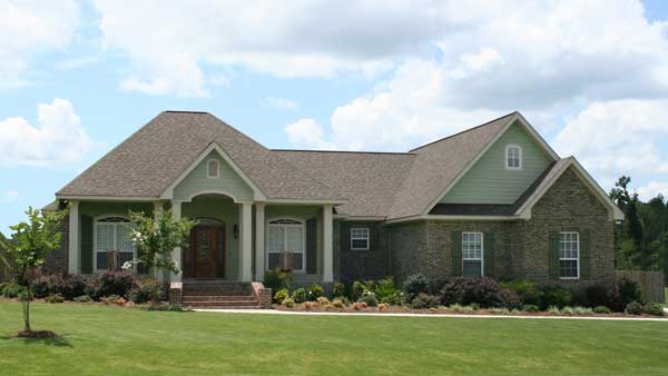3-Bedroom, 1919 Sq Ft Acadian Home Plan - 141-1146 - Main Exterior
