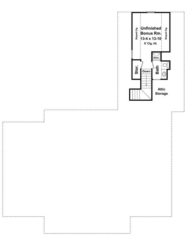 Floor Plan Bonus Room