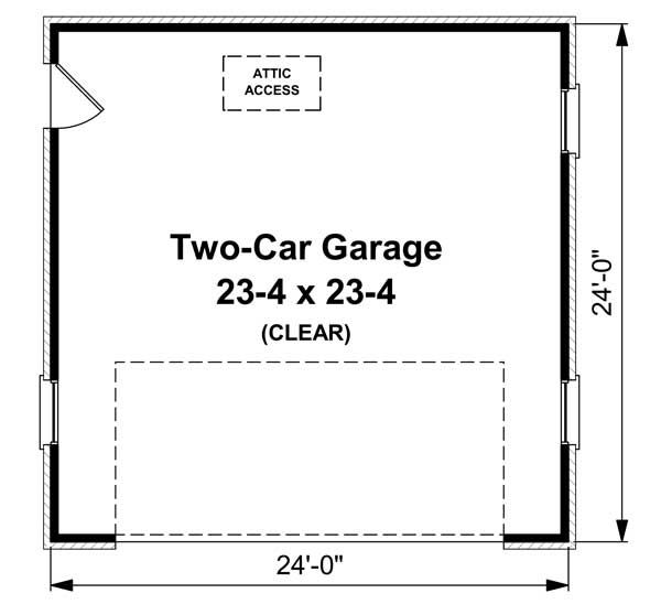 Floor Plan Garage