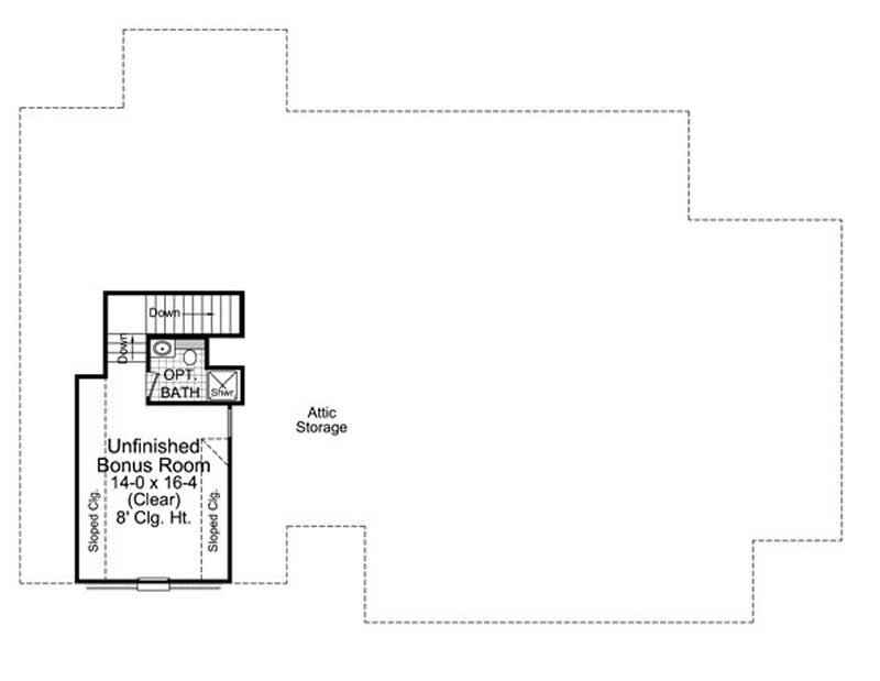 BONUS ROOM FLOOR PLAN