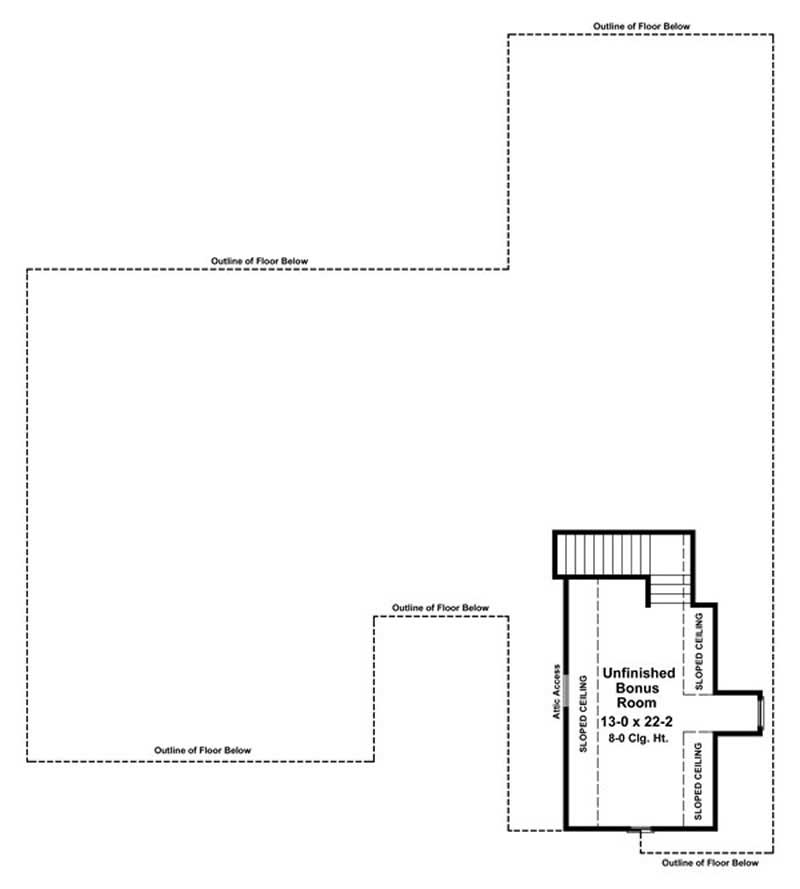 Bonus Room Floor Plan