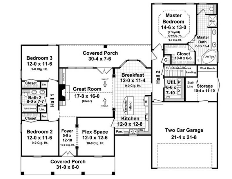 MAIN LEVEL FLOOR PLAN