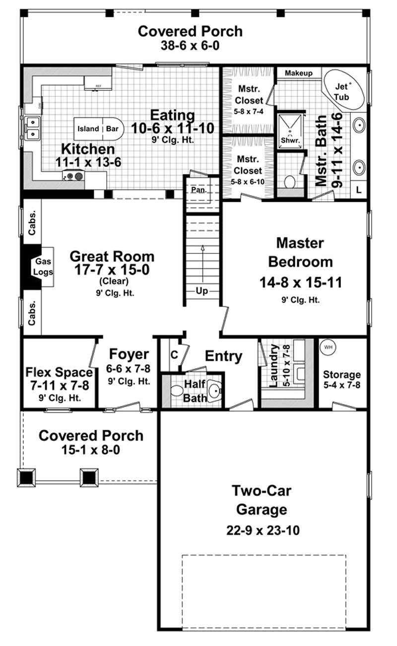 MAIN LEVEL FLOOR PLAN