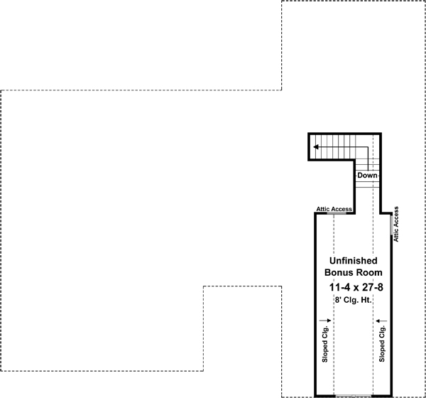 Floor Plan Bonus Room