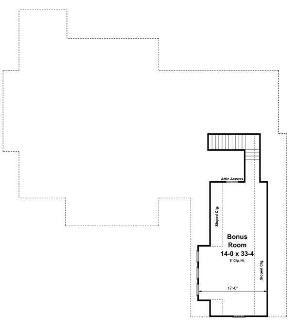 Floor Plan Bonus Room
