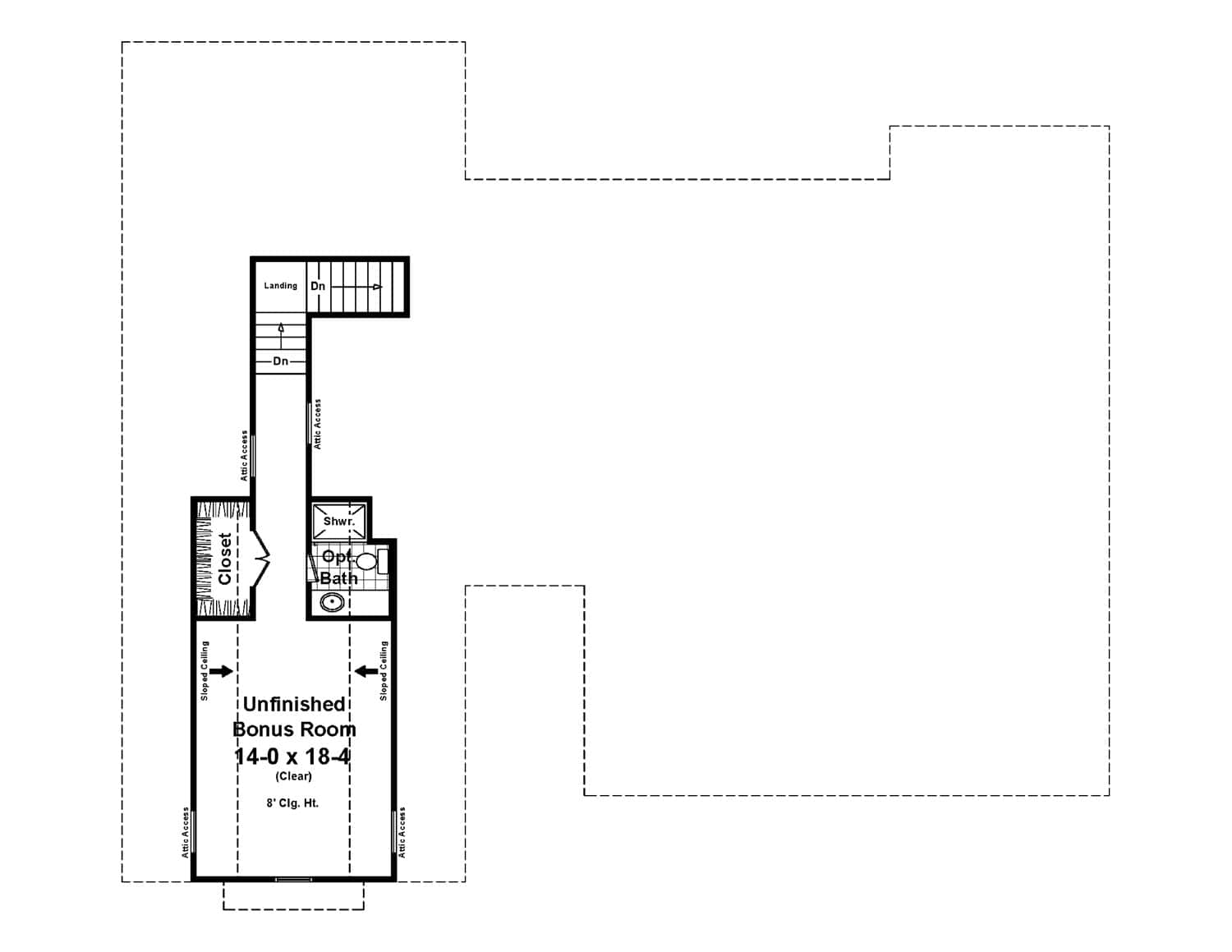 Floor Plan Bonus Room