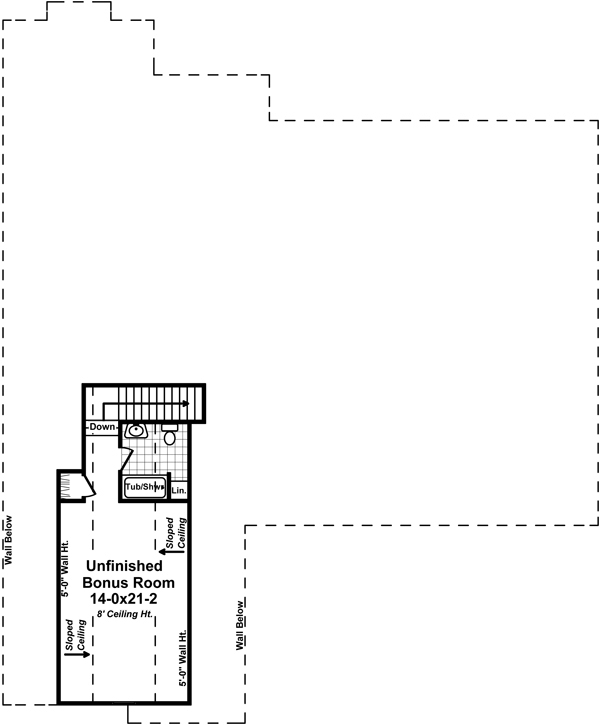 Floor Plan Bonus Room