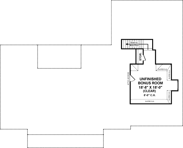 Floor Plan Bonus Room