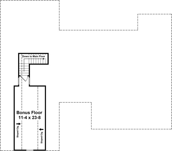 Floor Plan Bonus Room