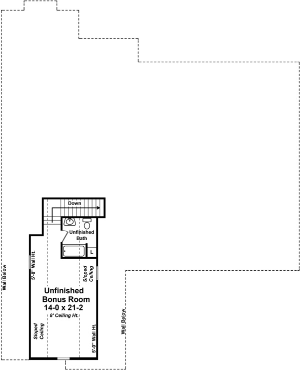 Floor Plan Bonus Room