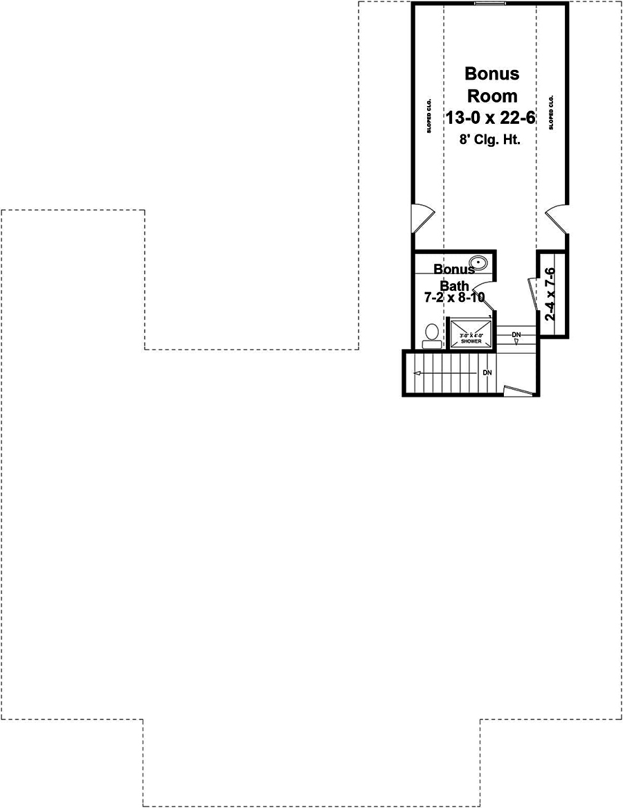 Floor Plan Bonus Room