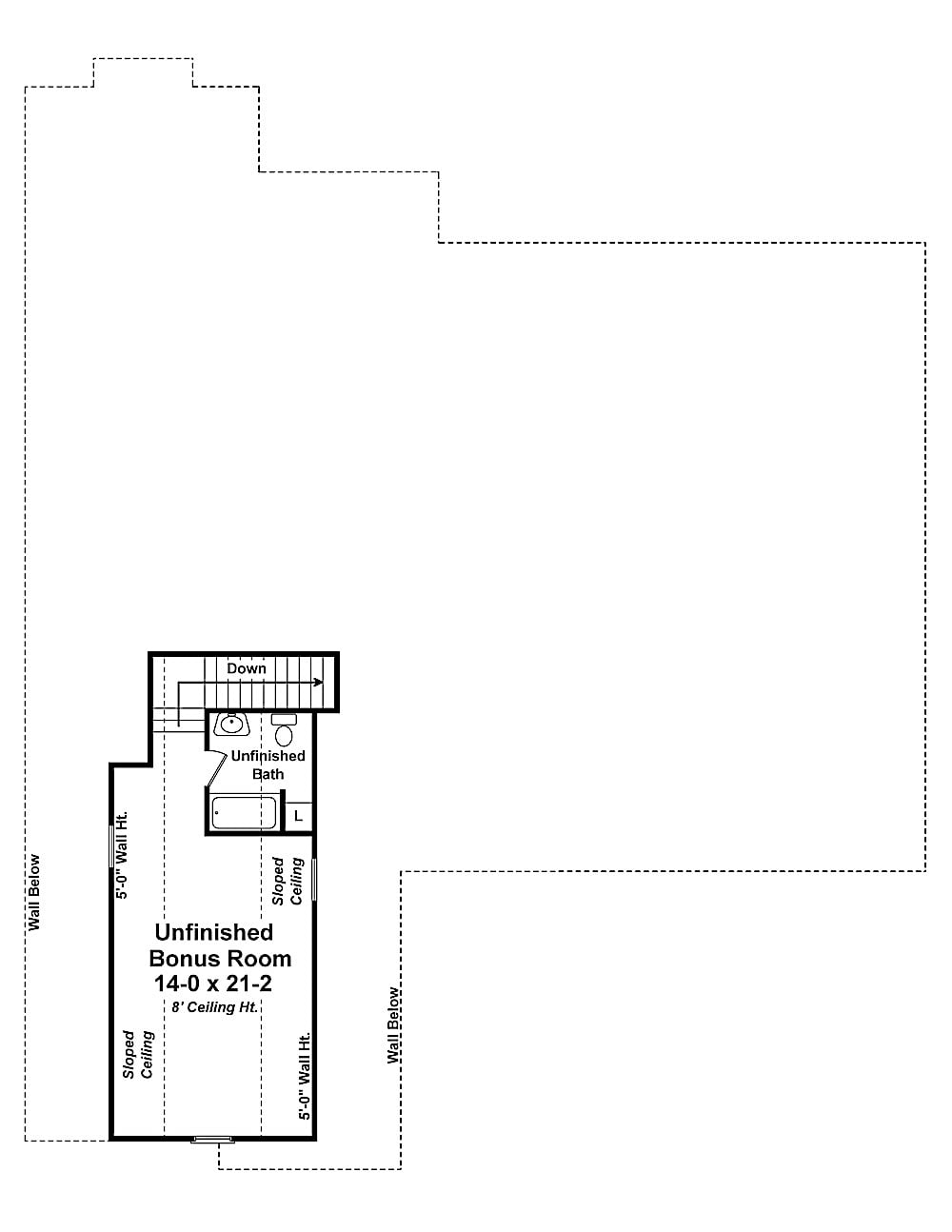 Floor Plan Bonus Room