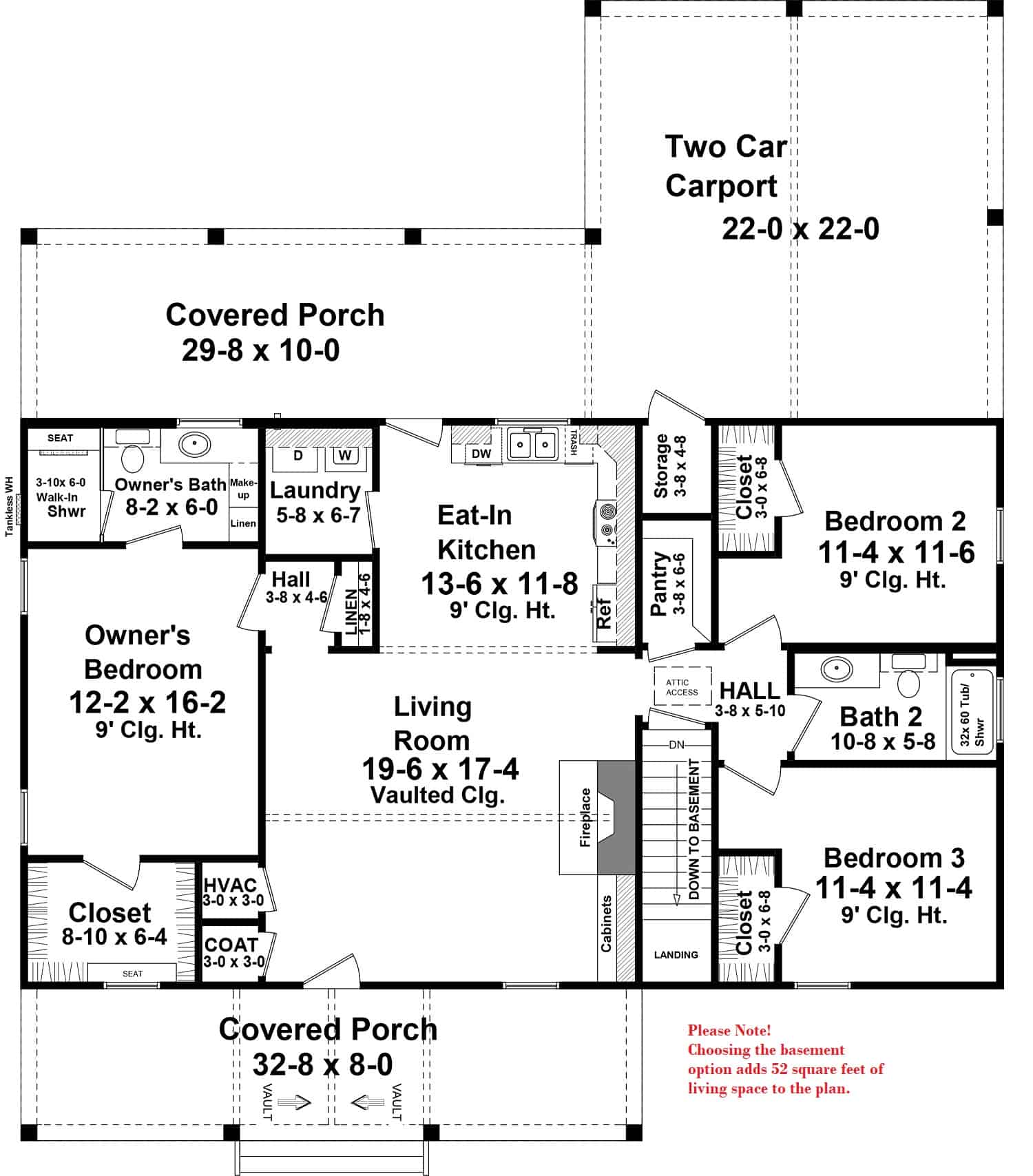 Basement Option Stair Location